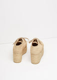 Pinto Raffia Platform Oxford