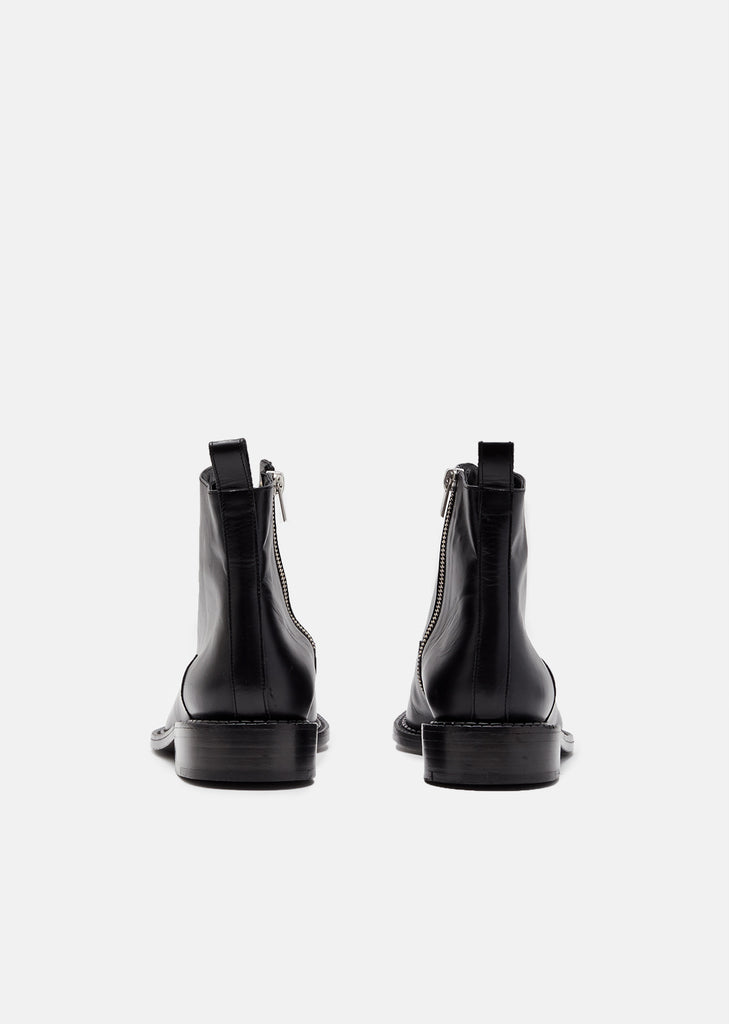 Jacen Calf Leather Lace Up Boots