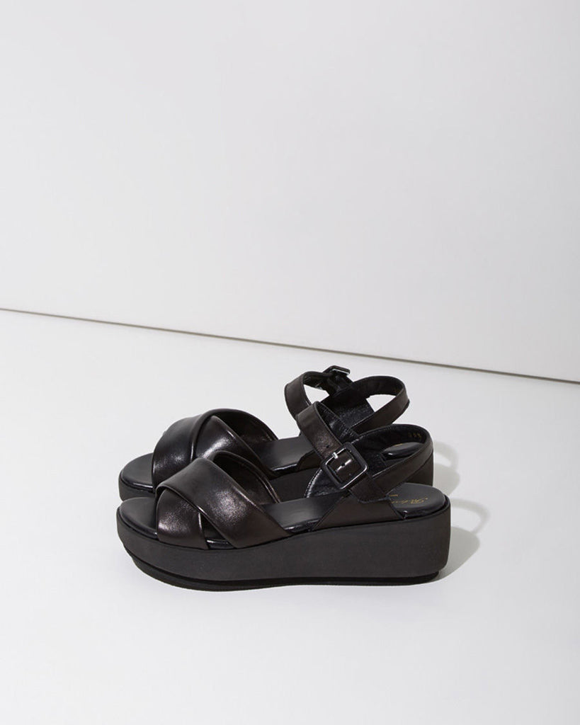 Palmier Criss-Cross Platform Sandal