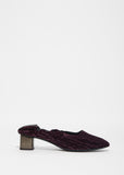 Pixie Velvet Heel