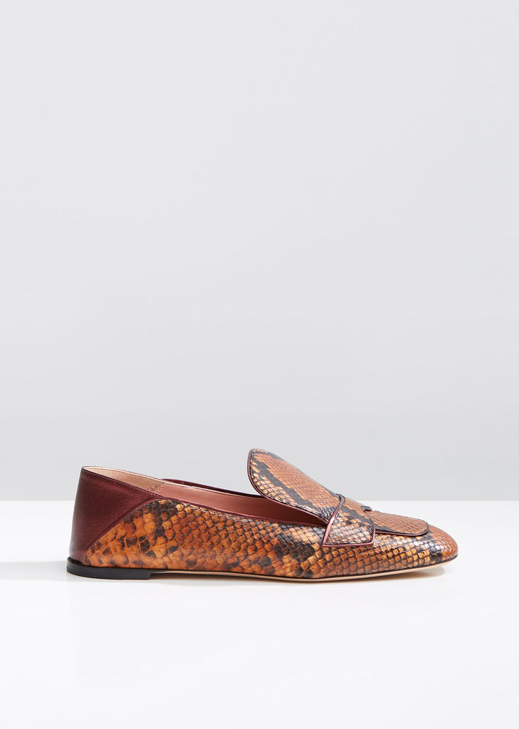 Python Babouche Loafers