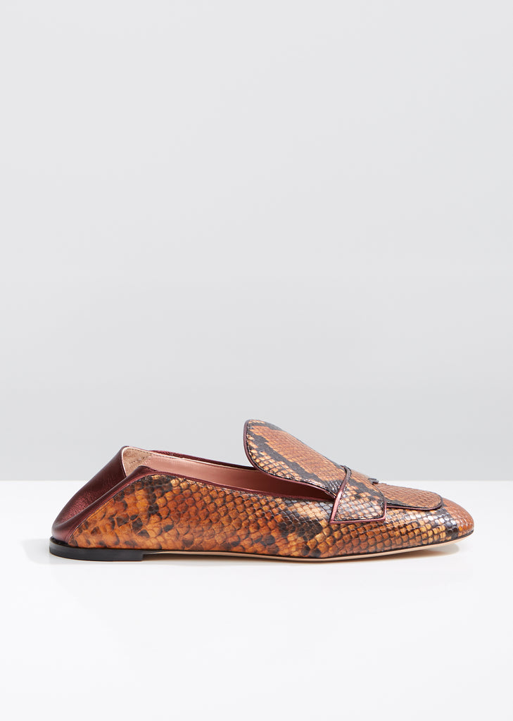 Python Babouche Loafers