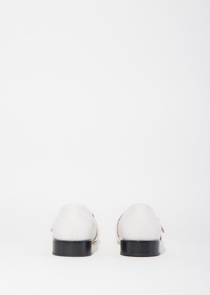 Snake Embossed Loafer