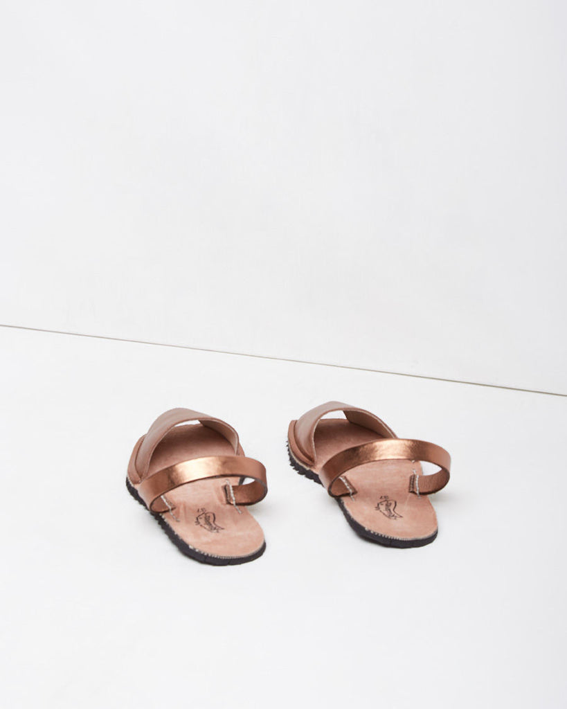 Metallic Avarca Sandal