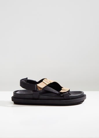 Suede Strap Sandals