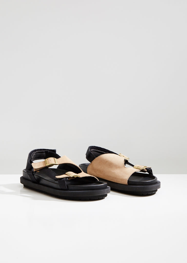 Suede Strap Sandals