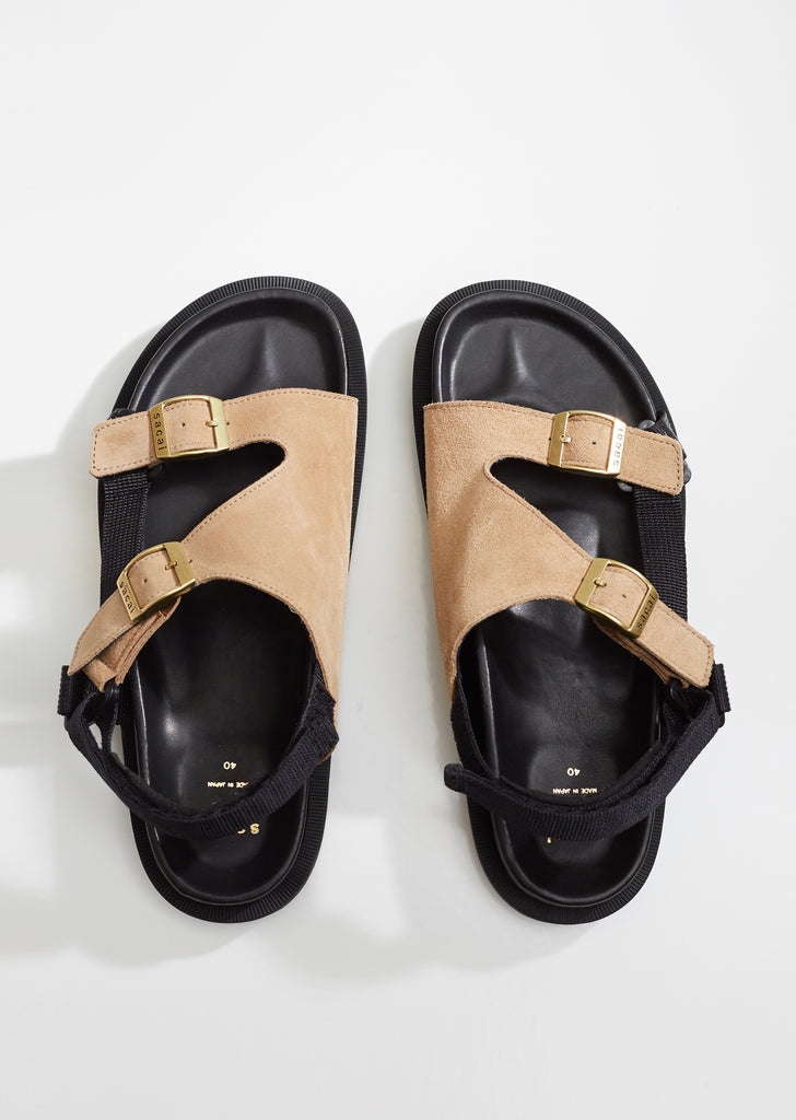 Suede Strap Sandals