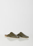 Lia Soft Patent Croco Pointed Mule