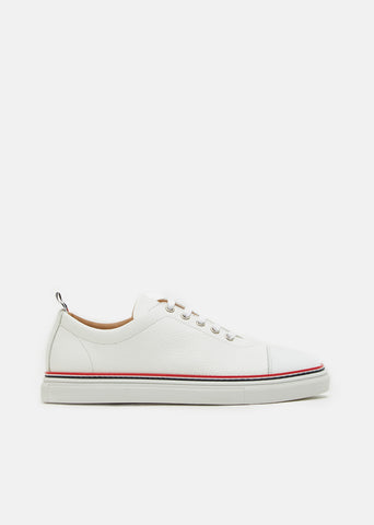 Toe Cap Leather Trainers