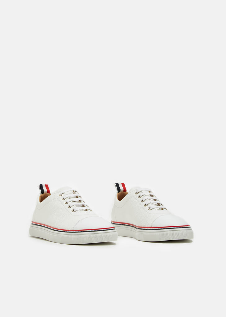 Toe Cap Leather Trainers