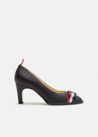 Leather Bow Heel