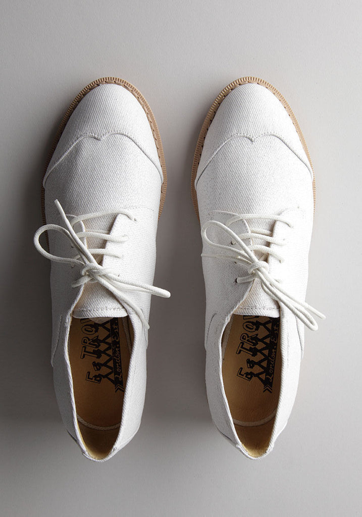Canvas Saddle Shoe