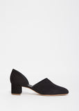 Suede D'Orsay Heels