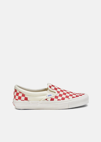 Unisex OG Classic Checkerboard Slip-On Sneakers