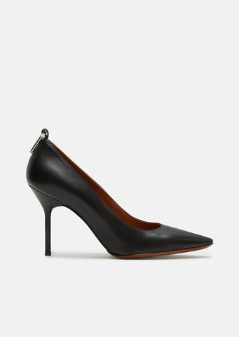 Pointed Toe Pull Tab Pump