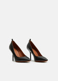 Pointed Toe Pull Tab Pump