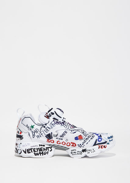 X Reebok Graffiti Instapump Fury by Vetements - La Garçonne