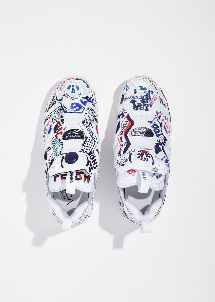 X Reebok Graffiti Instapump Fury Sneakers