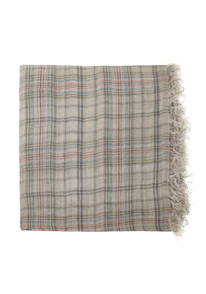 Noe Plaid Scarf
