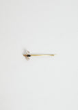 Bee Hair Pin — Black Crystal