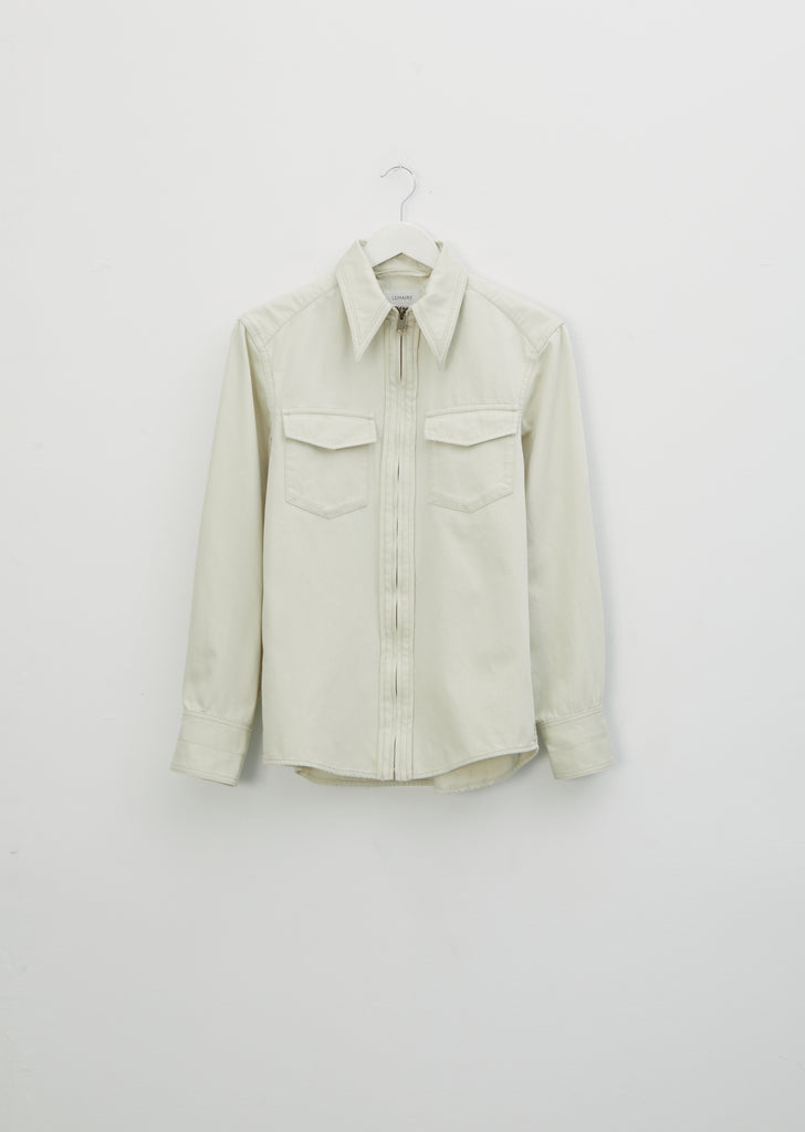 Denim Zipped Shirt