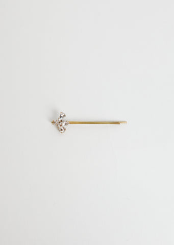 Bee Hair Pin — Crystal