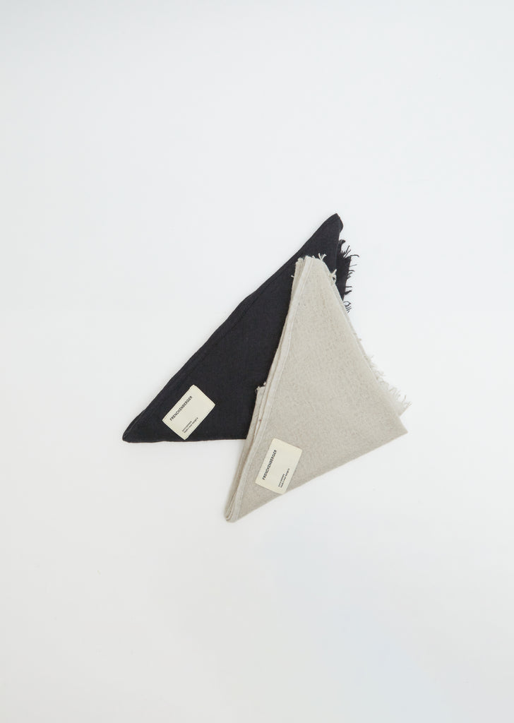 Woven Trianlge Bandana — Pirate