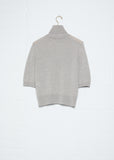 Inber Short Sleeve Roll Neck – Biscuit