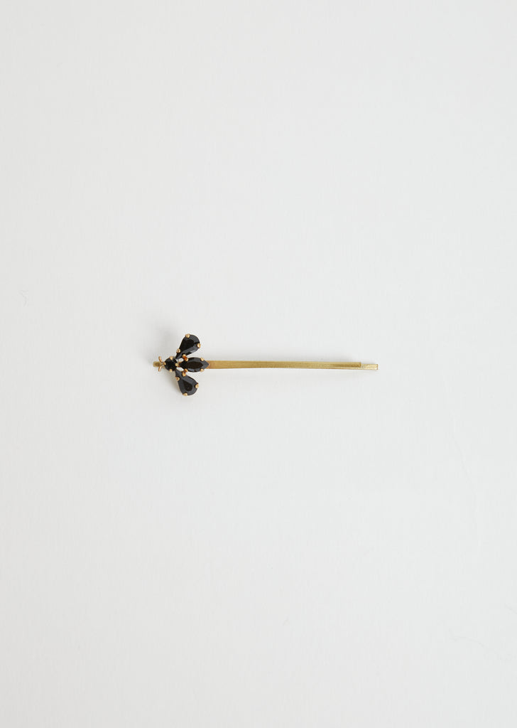 Bee Hair Pin — Black