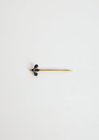 Bee Hair Pin — Black