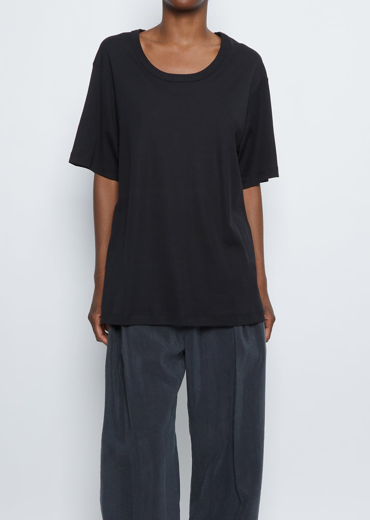Rib T-Shirt — Black