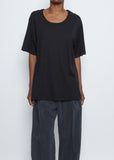 Rib T-Shirt — Black