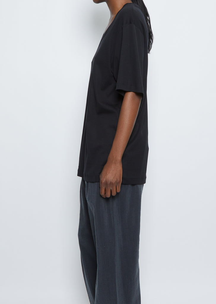 Rib T-Shirt — Black