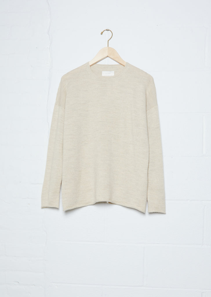 New Base Crewneck — Ecru