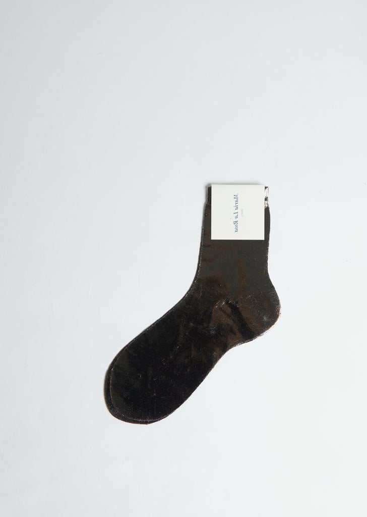 One Ankle Iridescent Socks — Bruno
