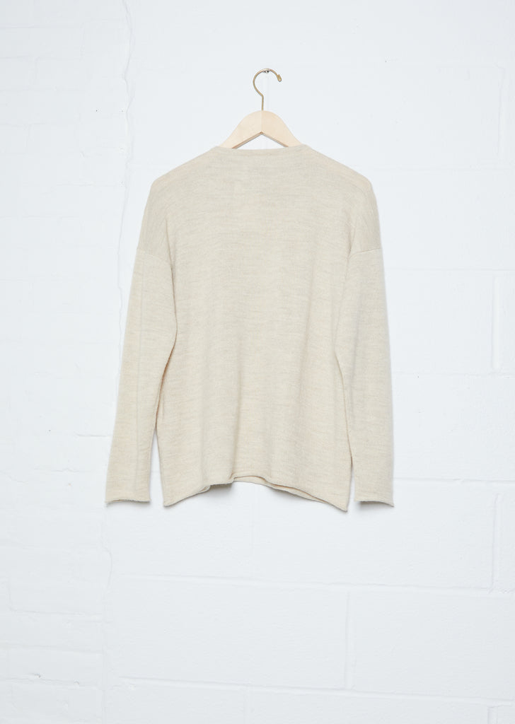 New Base Crewneck — Ecru