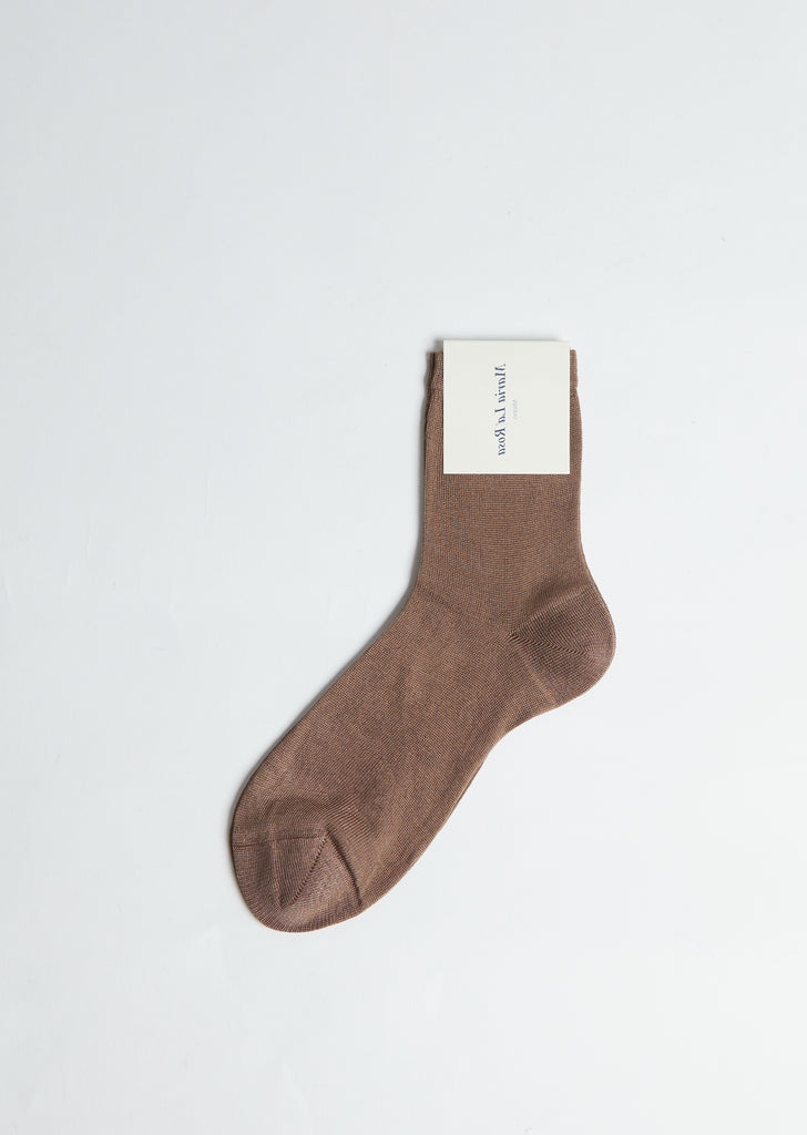 One Ankle Socks — Cocao