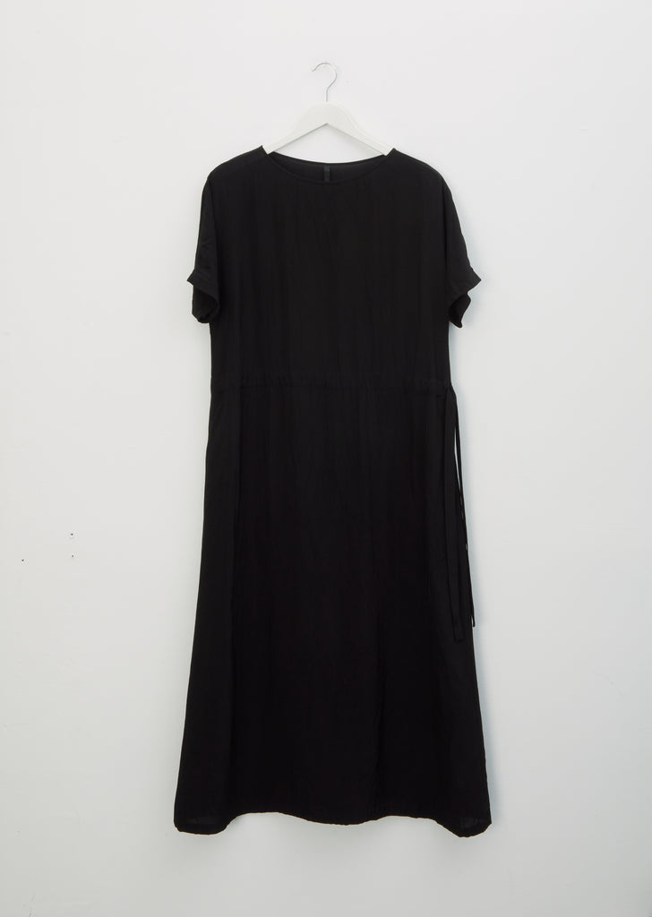 Viscose Boat-Neck Dress