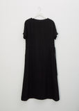 Viscose Boat-Neck Dress