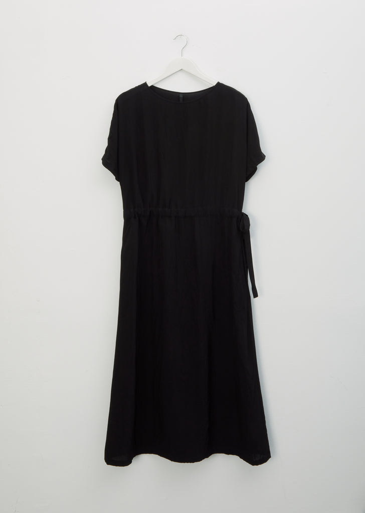 Viscose Boat-Neck Dress