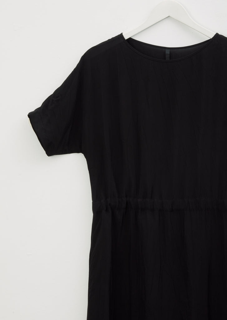 Viscose Boat-Neck Dress