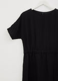 Viscose Boat-Neck Dress