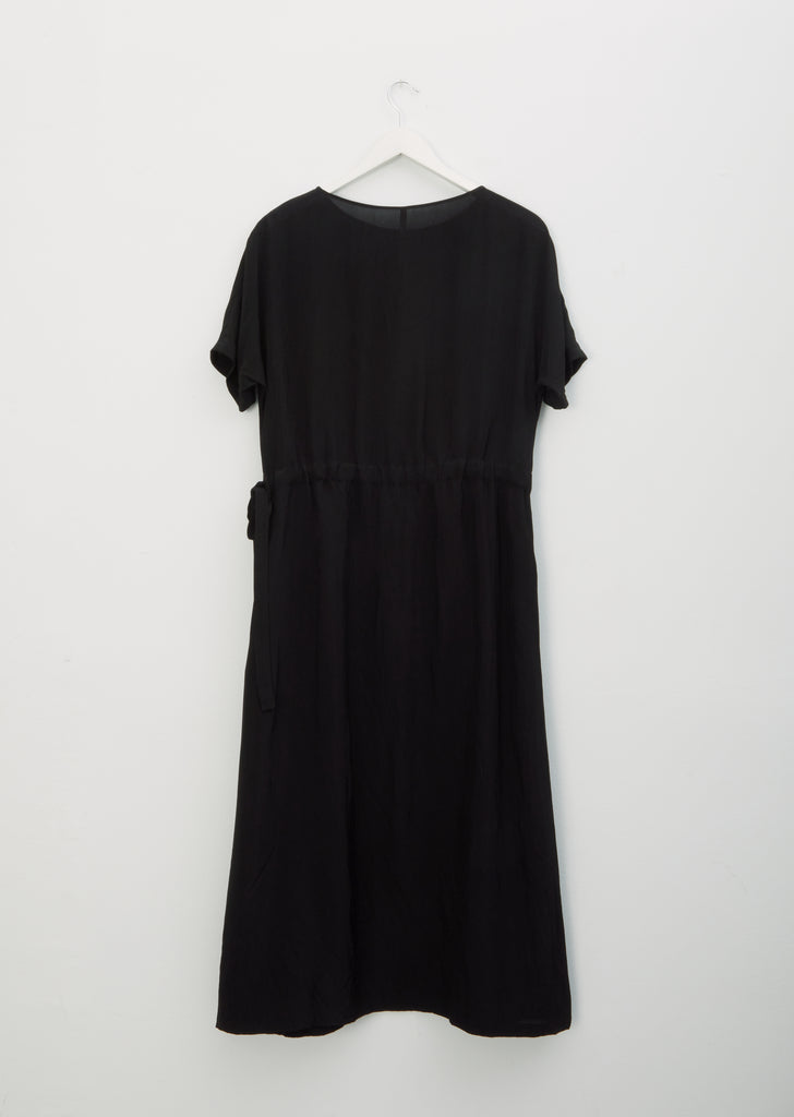 Viscose Boat-Neck Dress