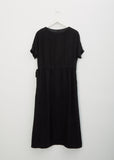 Viscose Boat-Neck Dress
