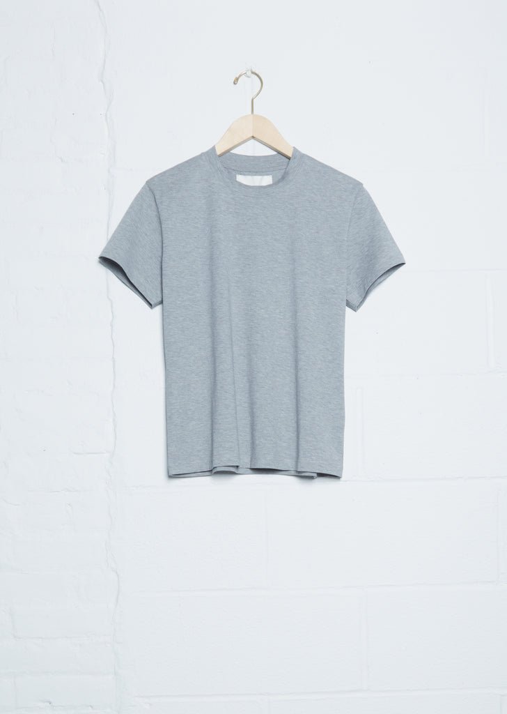 Marine Perfect Cotton Tee — Grey Marl