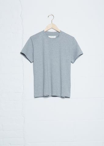 Marine Perfect Cotton Tee — Grey Marl