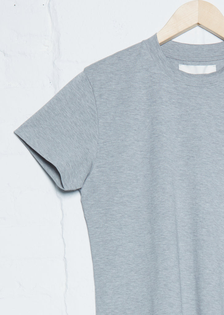 Marine Perfect Cotton Tee — Grey Marl