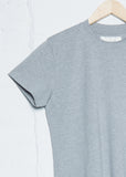 Marine Perfect Cotton Tee — Grey Marl