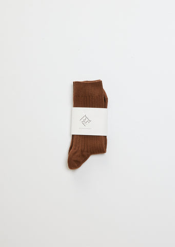 Rib Ankle Socks — Ocular
