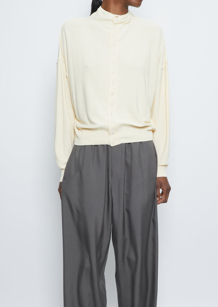 Reversible Sweater — Cream